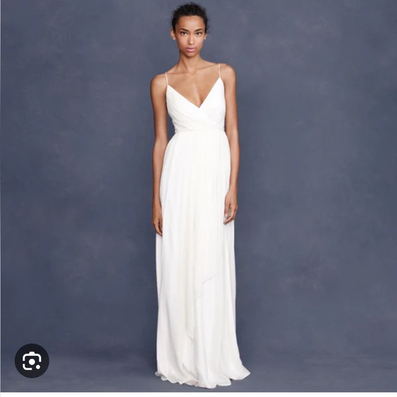 JCrew - Chiffon Wedding dress - size 4 - NWT - Picture 2 of 7